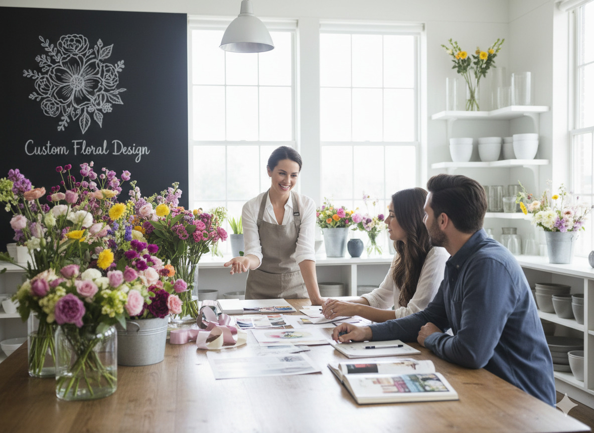 Custom floral design service